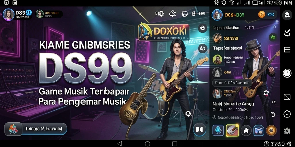 Gameplay DS99 menampilkan serunya bermain musik dengan berbagai alat.