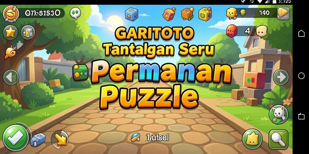 Tampilan menarik dari gameplay Puzzle GARITOTO yang penuh tantangan.