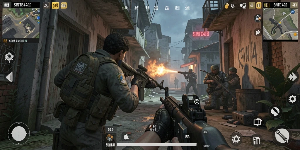 Gameplay SINTE4D yang intens dan grafis menakjubkan.